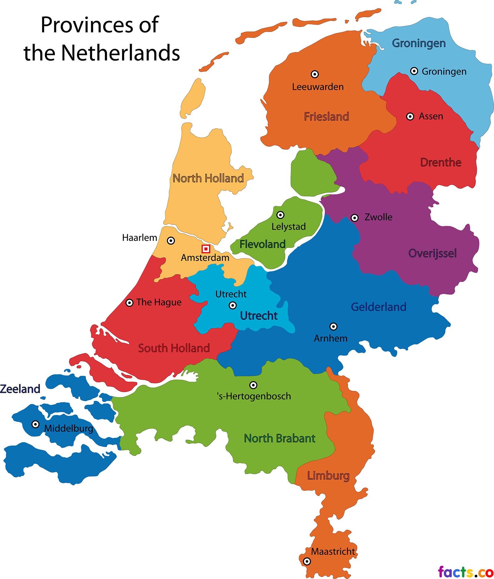 オランダ国マップ オランダ国地図 西欧 ヨーロッパ