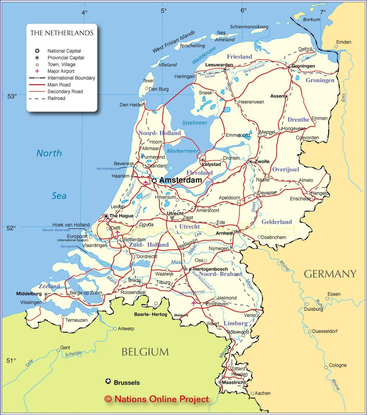 地図のオランダオランダ