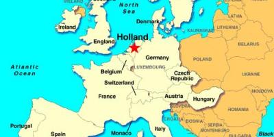 地図の南にオランダ 地図の南オランダオランダ 西ヨーロッパのヨーロッパ