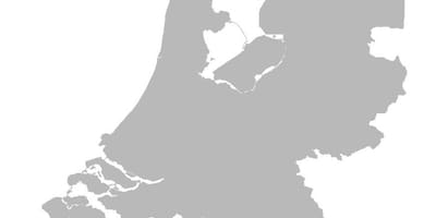 オランダのベクトルの地図