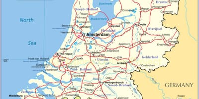地図のオランダオランダ