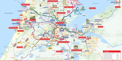 オランダの魅力を地図