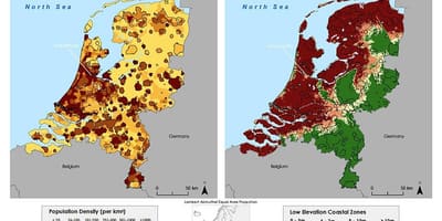 オランダに数値地図