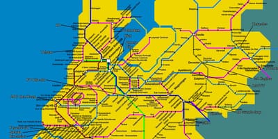 路線図をオランダ